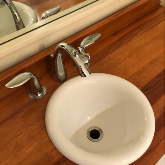 Widespread Fountain Faucet Polished Chrome