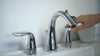 Widespread Fountain Faucet Polished Chrome